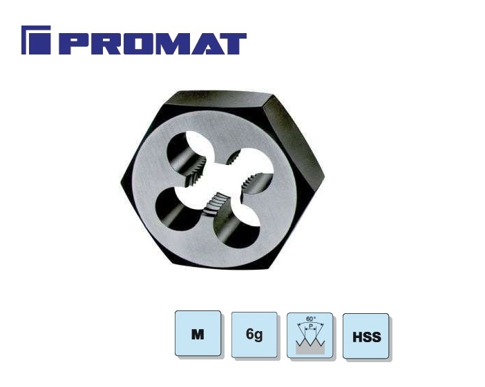 Zeskant Snijmoer DIN382 M30-3,5 HSS 6g | DKMTools - DKM Tools