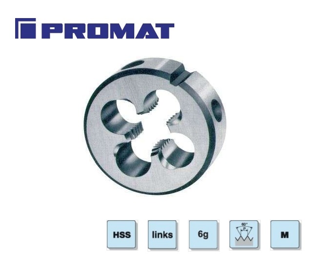 Ronde snijplaat EN22568 M5-0,8 HSS Links | DKMTools - DKM Tools