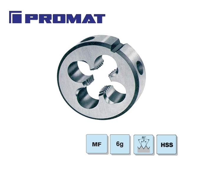 Ronde Snijplaat Mf 6X0,75 DIN EN 22568 · Form B