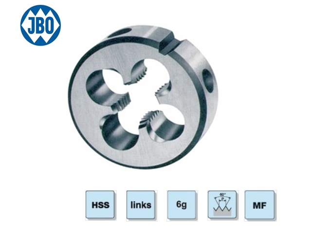 Ronde snijplaat DIN EN22568 Form B MF3x0,35mm HSS 6g