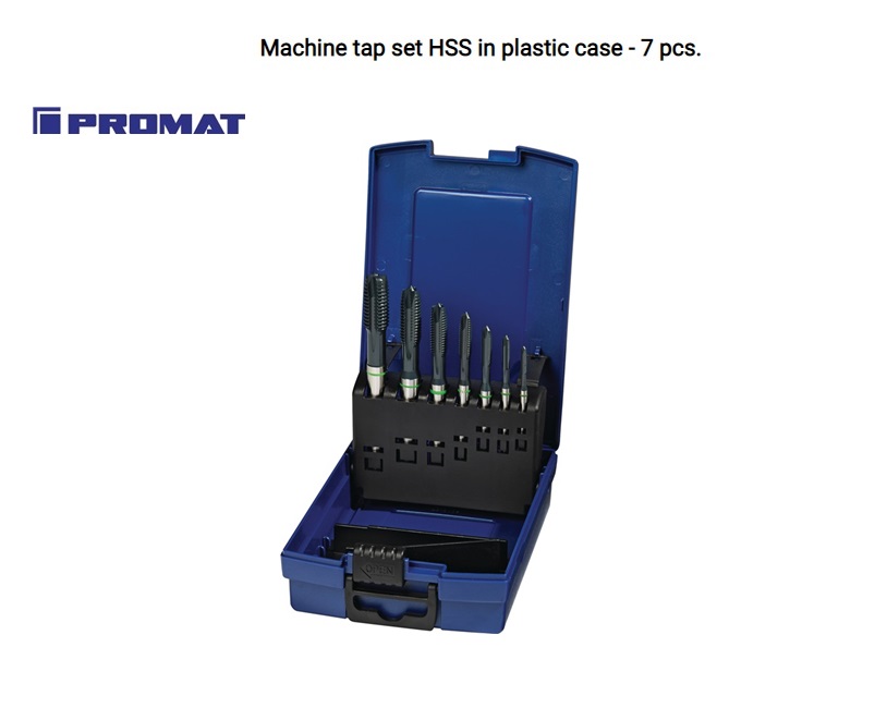 Hand Draadtapset DIN352 M3-M12 HSS 21-delig | DKMTools - DKM Tools