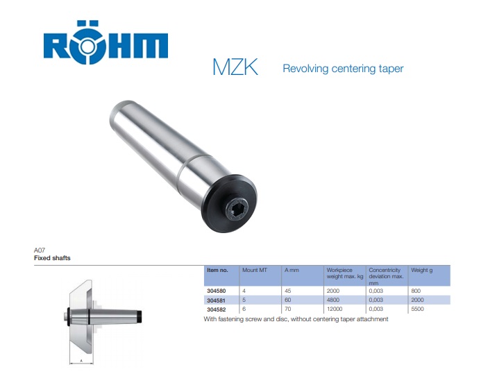 Rohm Opname schacht 698-00 MK 4 Vast