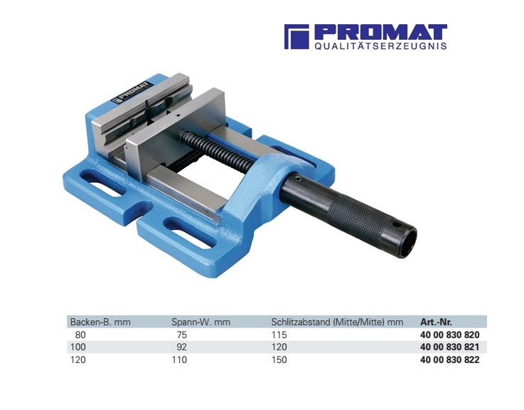 Machinebankschroef 100mm met draaitafel | DKMTools - DKM Tools