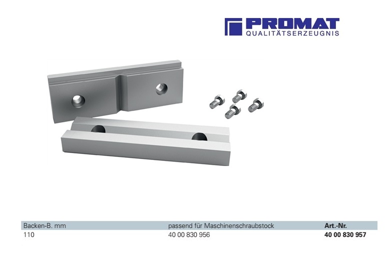 Prismaspanbekkenset 2dlg. 110x41mm 2 bekken incl.4 schroeven