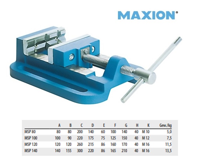 Machinebankschroef MSP 80 x 80mm | DKMTools - DKM Tools