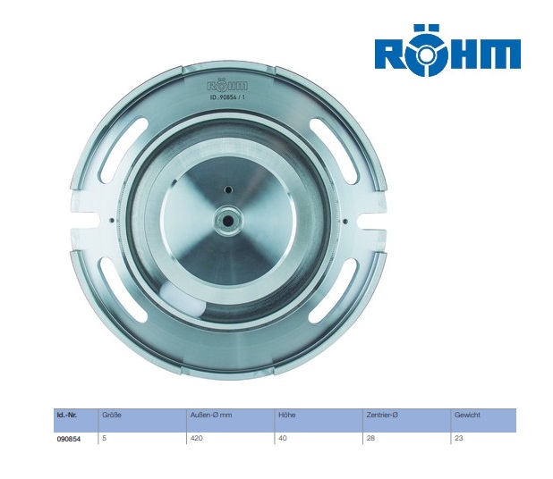 Rohm Universeel draaiplateau UZ Gr.3135mm | DKMTools - DKM Tools