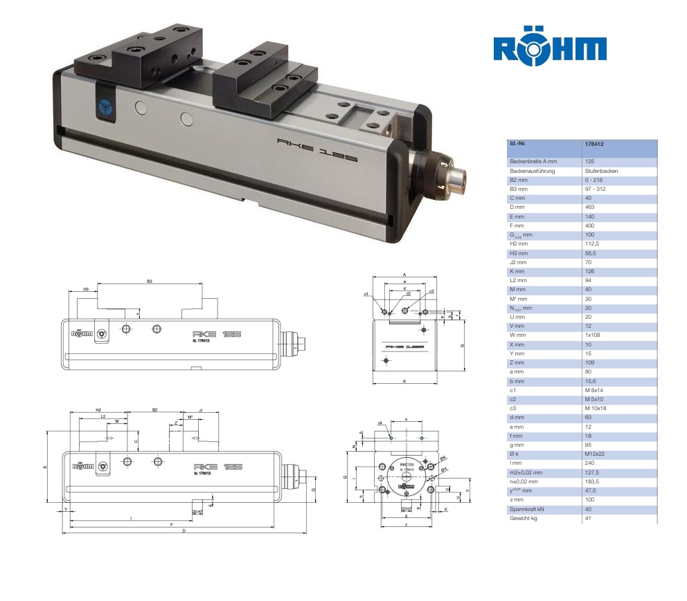 Rohm NC-compact spanner RKE 92mm STB | DKMTools - DKM Tools