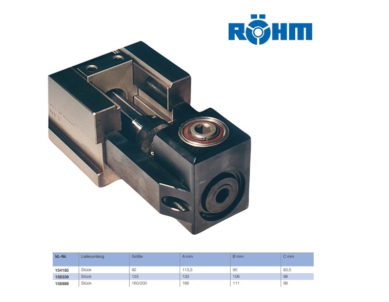 Rohm Overbrengings greep 125mm SPE 90°