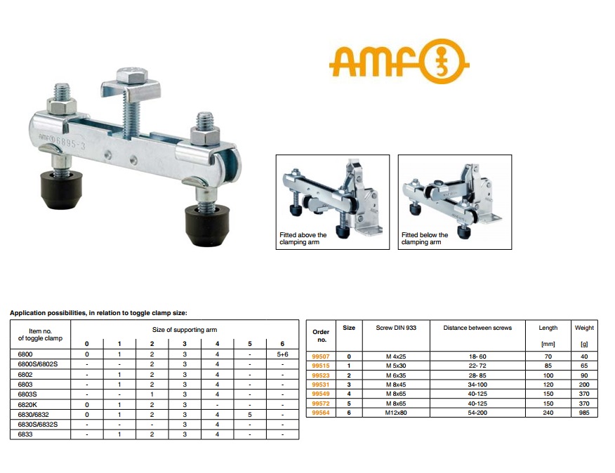 AMF Snelspanarm voor spanner Gr.0 Nr.6895