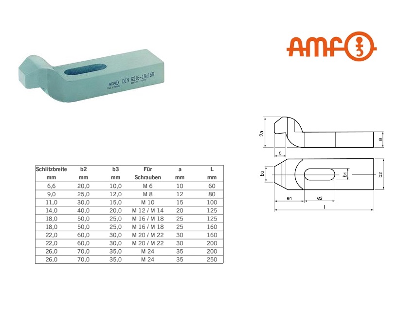 Spanhaak met getrapte neus 7x60mm, DIN6316 AMF 71027