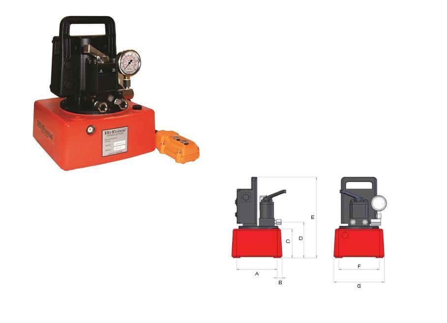 compacte 2-traps hydraulische pomp Hi Force HEP103442 | DKMTools - DKM Tools