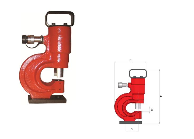 Hydraulische gatenpons STP35A | DKMTools - DKM Tools