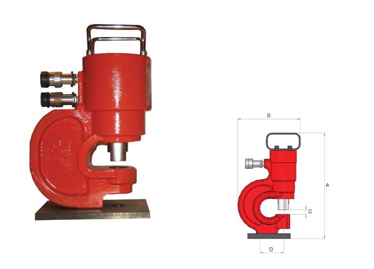 Hydraulische gatenpons STP35A | DKMTools - DKM Tools