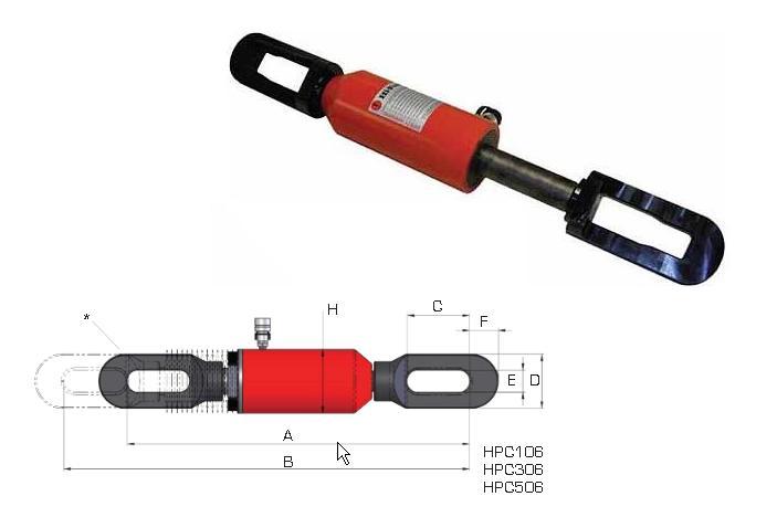 Enkelwerkende trekcilinder BRC25 | DKMTools - DKM Tools