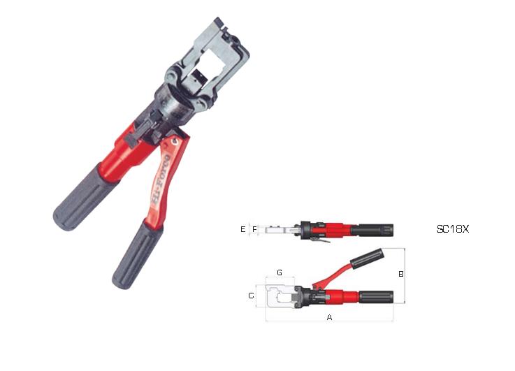 Hydraulische Krimptang Hi Force SC18X