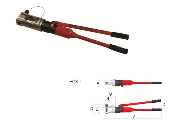 Hydraulische Krimptang Hi Force SC32