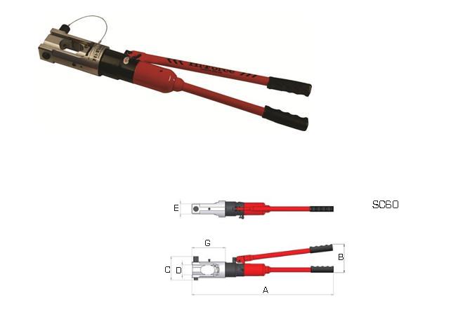 Hydraulische Krimptang Hi Force SC60