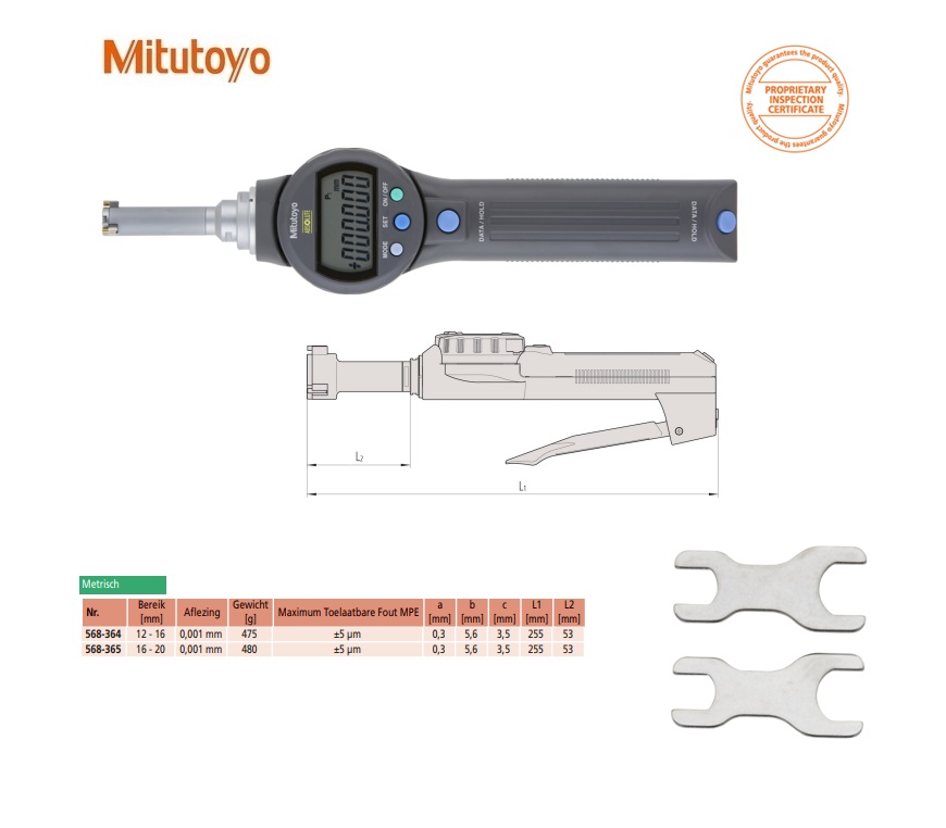 Digital ABS Borematic (Internal) 10-12mm | DKMTools - DKM Tools