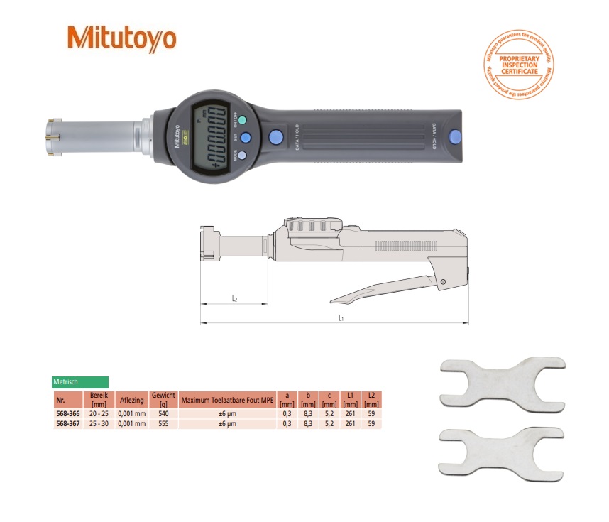 Digital ABS Borematic (Internal) 20-25mm