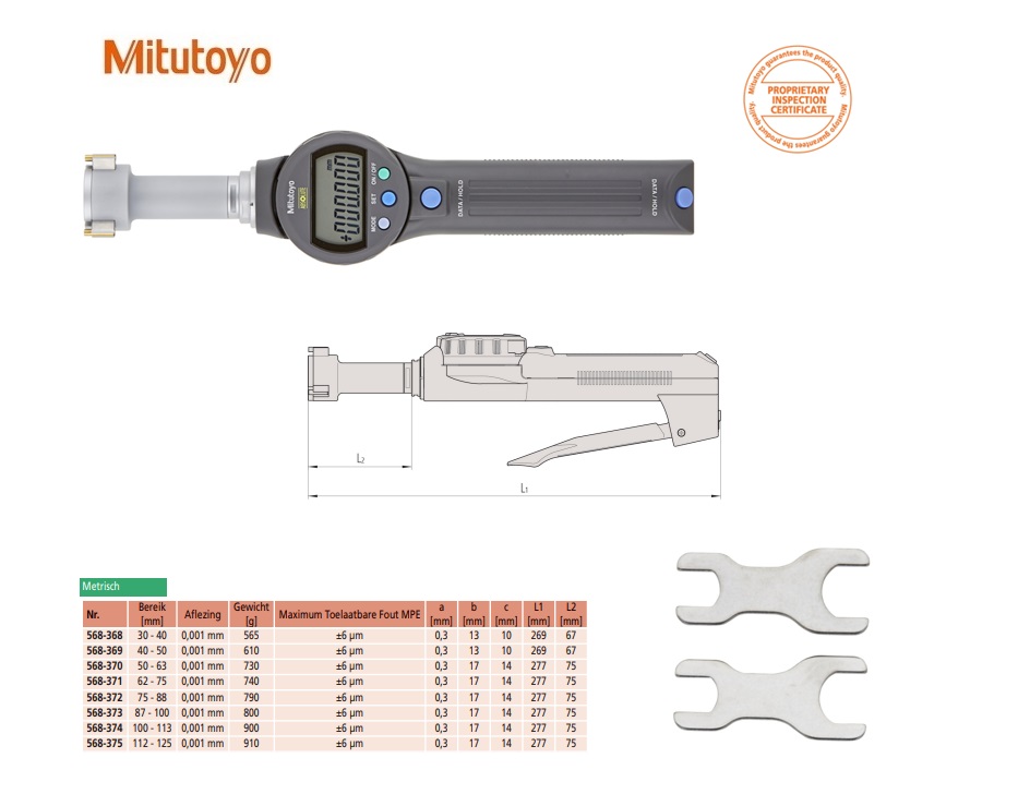 Digital ABS Borematic (Internal) 30-40mm