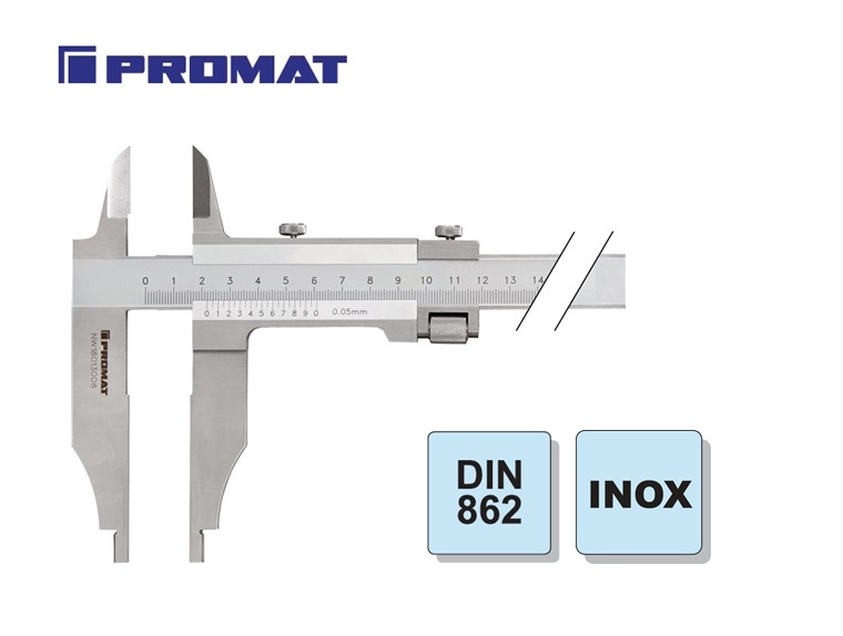 Werkplaats Schuifmaat 0-800mm met meetbekken | DKMTools - DKM Tools