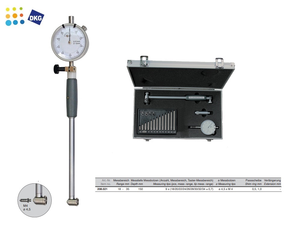 Binnenmeettaster - standaard 6 - 10 mm | DKMTools - DKM Tools