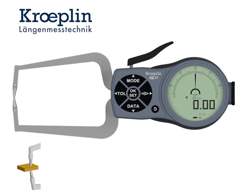 Digitale buitenmeter 0-20mm