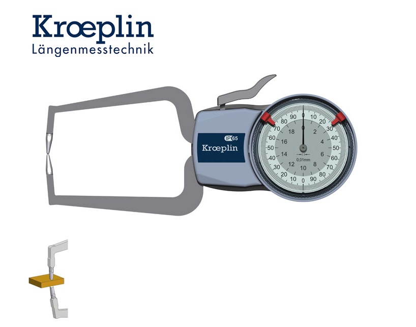 Analoge buitenmeter 0-20mm