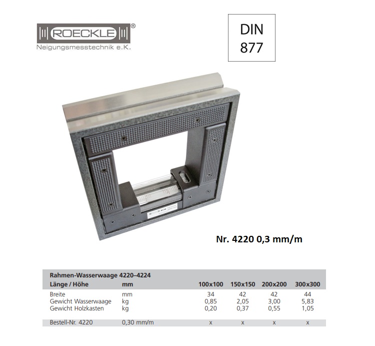 Raamwaterpas 100 mm; 0,02 mm/m In koffer | DKMTools - DKM Tools