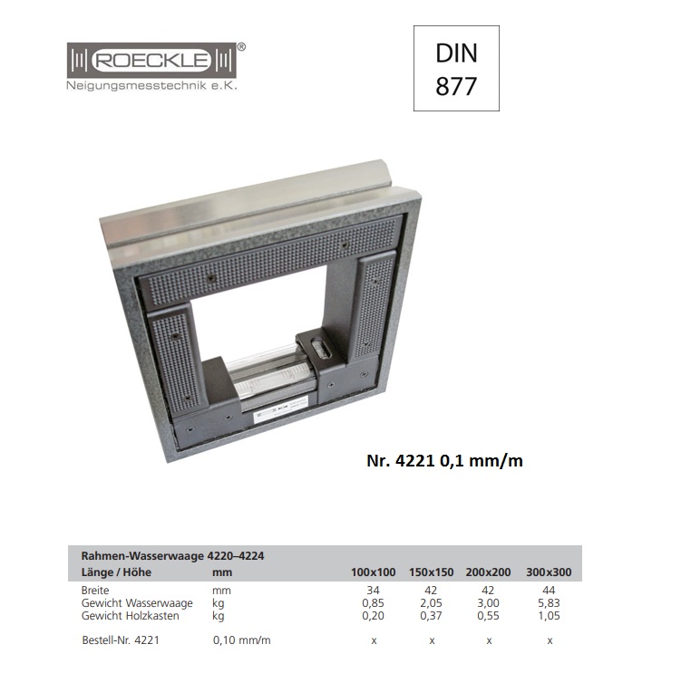 Raamwaterpas 100 mm; 0,02 mm/m In Etui | DKMTools - DKM Tools