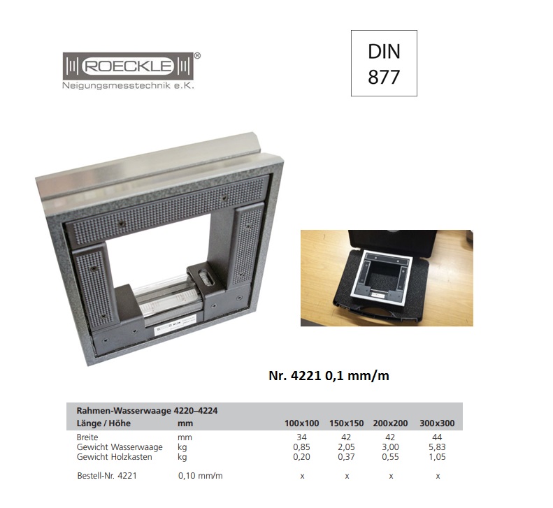 Raamwaterpas 100 mm; 0,1 mm/m In koffer | DKMTools - DKM Tools