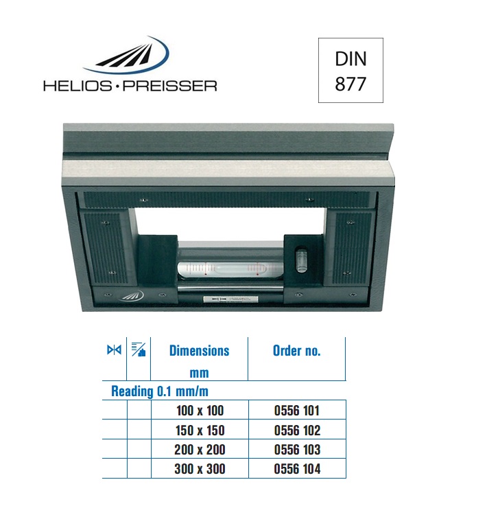 Raamwaterpas DIN877 L.300mm 0,02 mm/m | DKMTools - DKM Tools