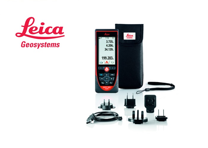 Leica Disto laserafstandsmeter D810 touch, 4x dig. zoom, kleurenscherm, Bluetooth Smart.