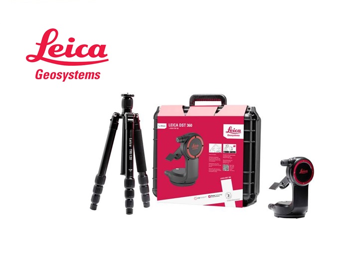 Leica Disto laserafstandsmeter X4, KIT in koffer compleet met DST360 inclusief TRI120 statief