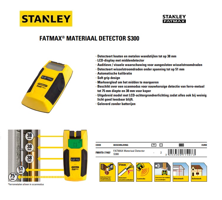 FATMAX Materiaal Detector 300