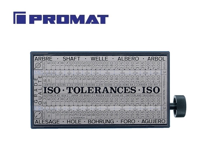 Tolerator ISO-tolerantietabel