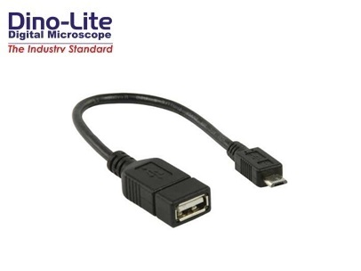 OTG20CM kabel 2.0 USB micro B lengte 20 cm Dino-Lite OTG20cm