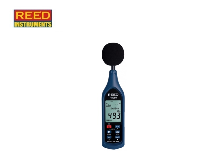 Datalogging geluidsniveaumeter met staafdiagram