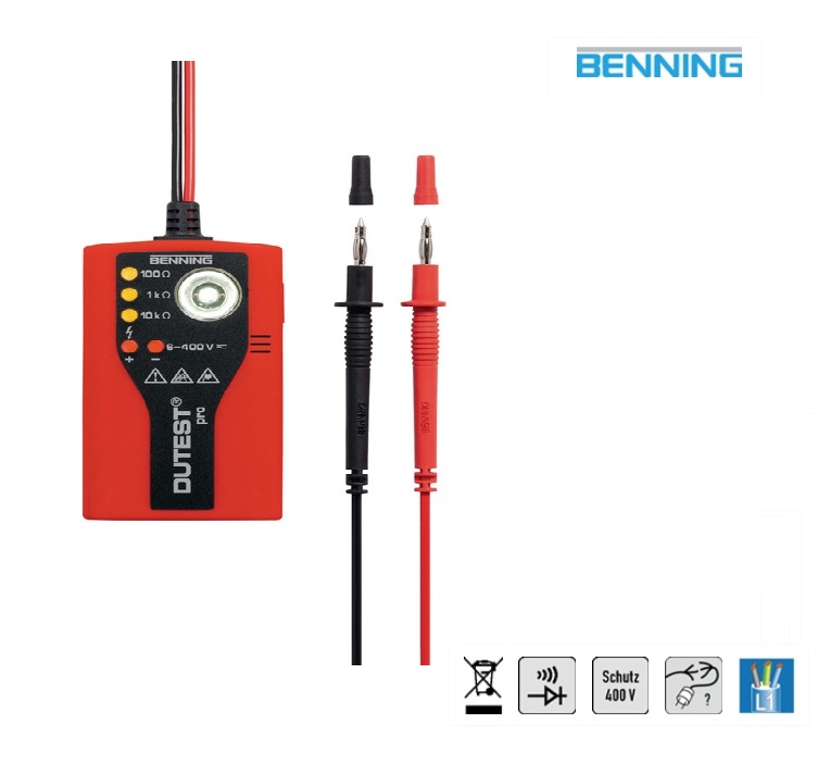 Doorgangs- / lijntester DUTEST pro 6-400 V AC / DC