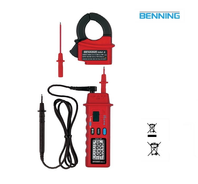 Multimeter MM 4 1 mV-600 V AC / DC RMS