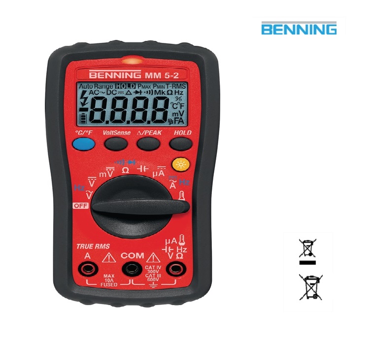 Multimeter MM 5-2 0,1 mV-600 V AC / DC