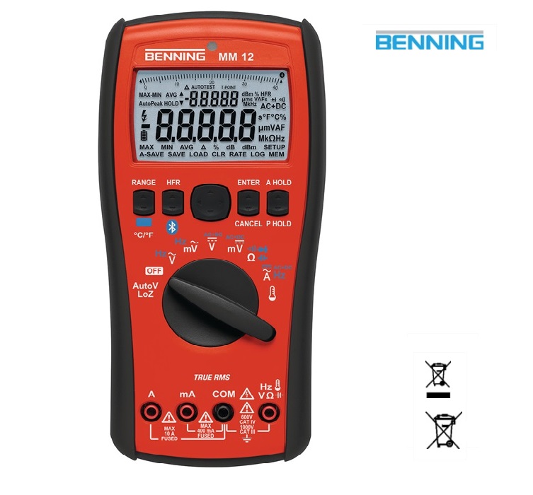 Multimeter MM 12 0,0001 V-1000 V AC / DC