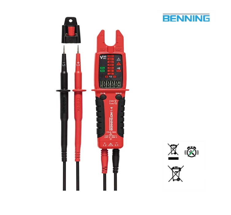 Stroomtang multimeter CM 1-4 0,1 A-200 A