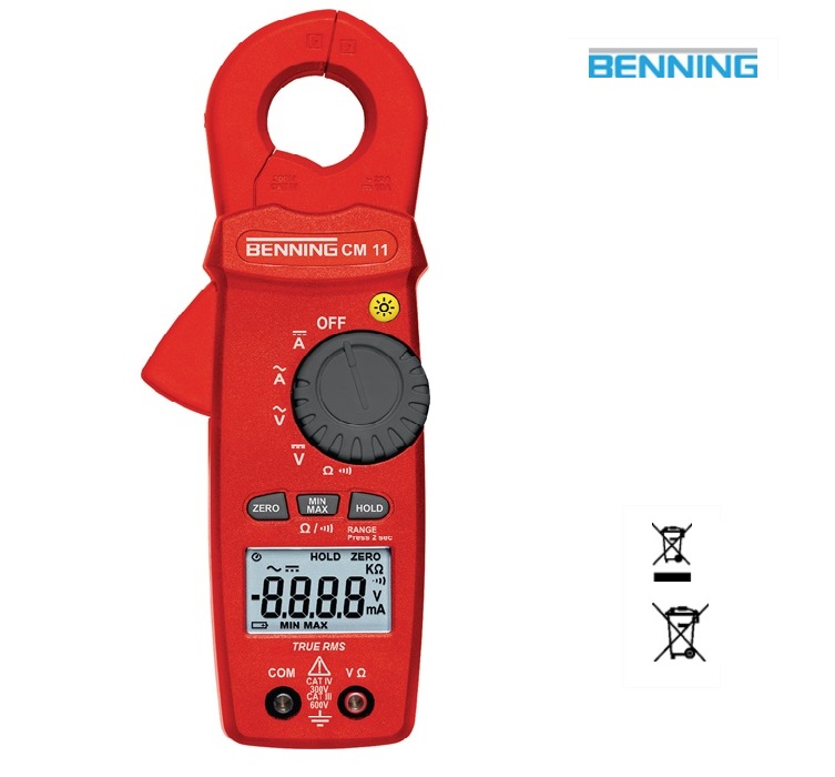 Stroomtang multimeter CM 11 0,1 mA-20 A AC