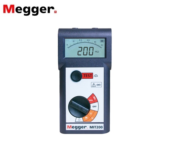 Megger MIT200 Isolatieweerstandtester 500V met continuiteitstest