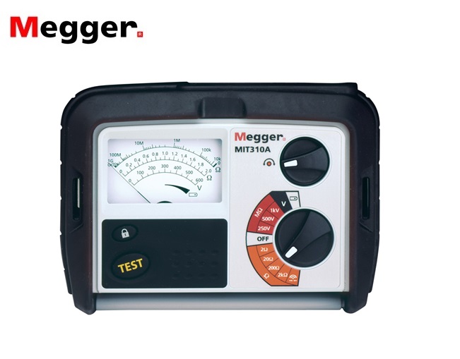 Megger MIT310A Isolatieweerstandmeter 250V/500V/1000V met continuiteitstest