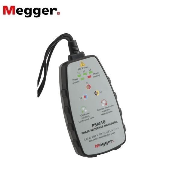 Megger PSI410 Fase rotatie tester 50Hz