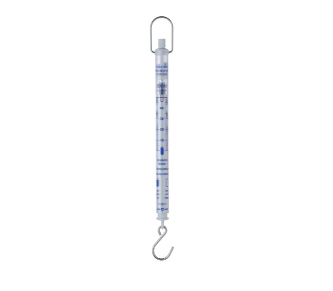 Infusion-Scale 1000ml/500ml d = 10ml Blauw met haak