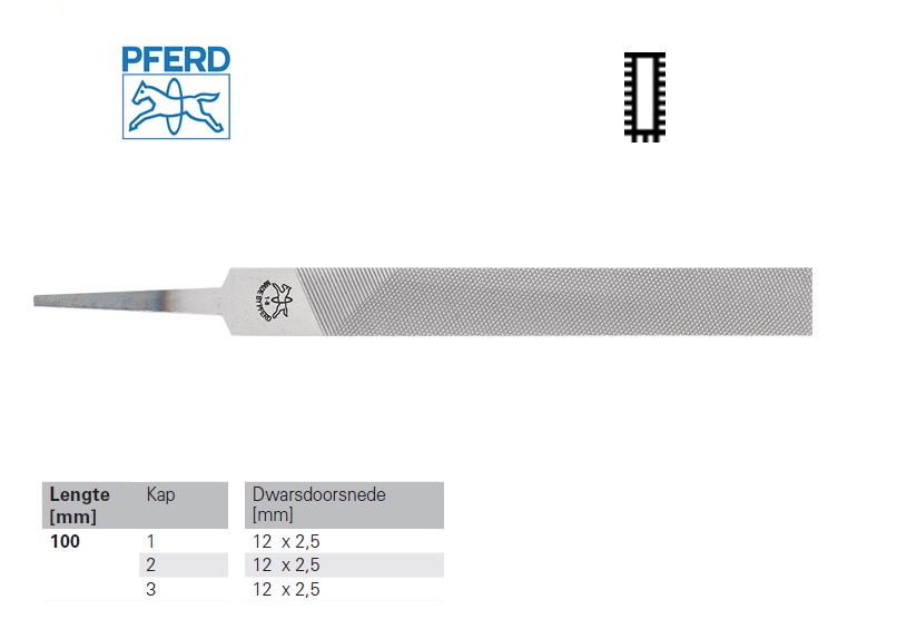 Pferd Platstomp DIN 7261 A 12