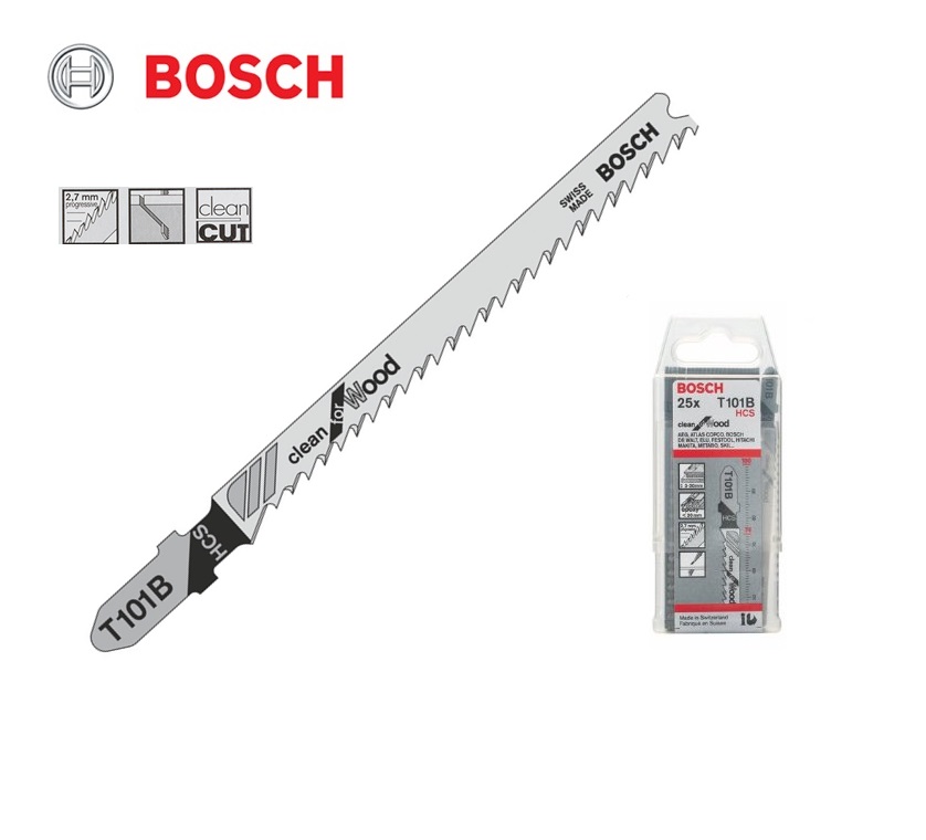 Bosch Decoupeerzaagblad T101B 3-30mm 74x2,5mm
